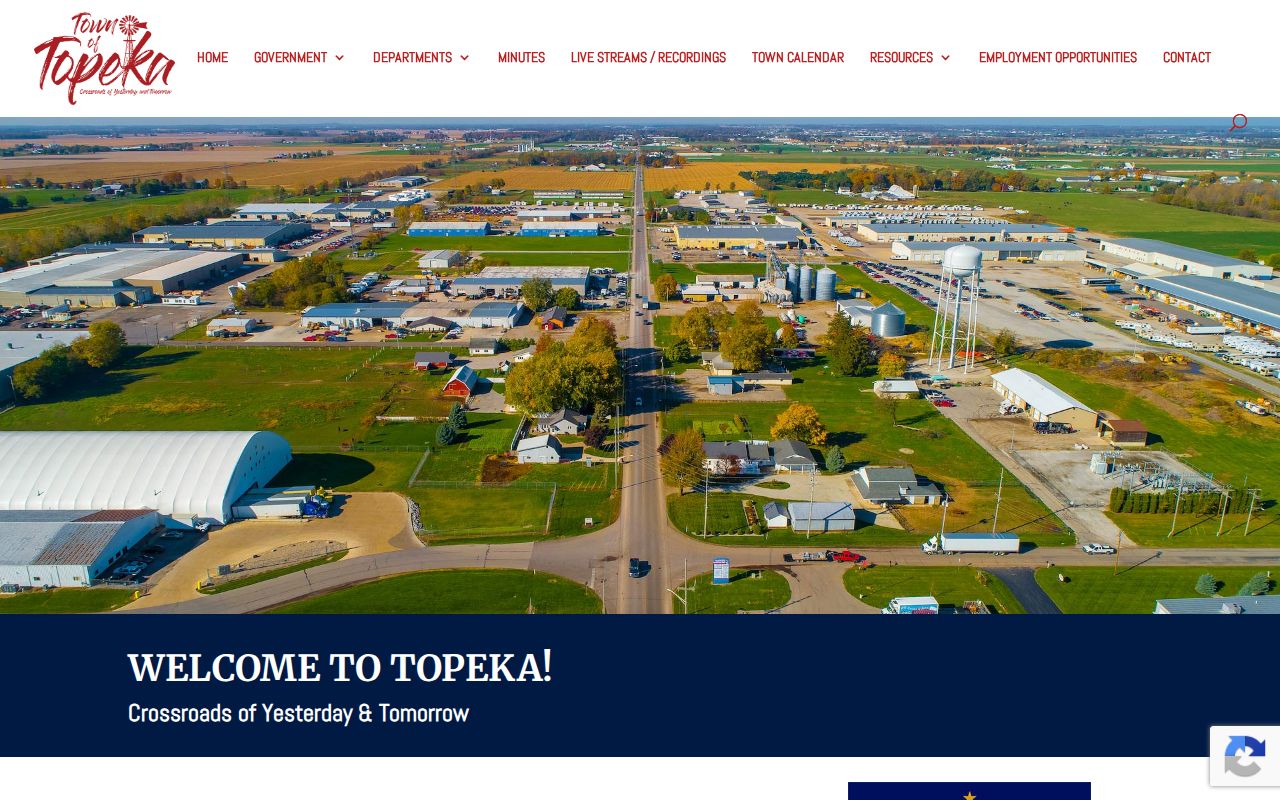 Official Topeka Town Hall website